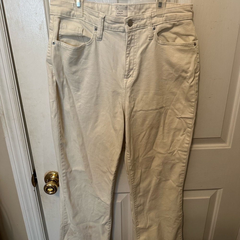 Women's Cream Jeans